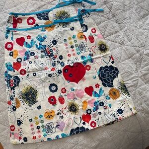 Vintage! Multicolor Floral A-Line Skirt